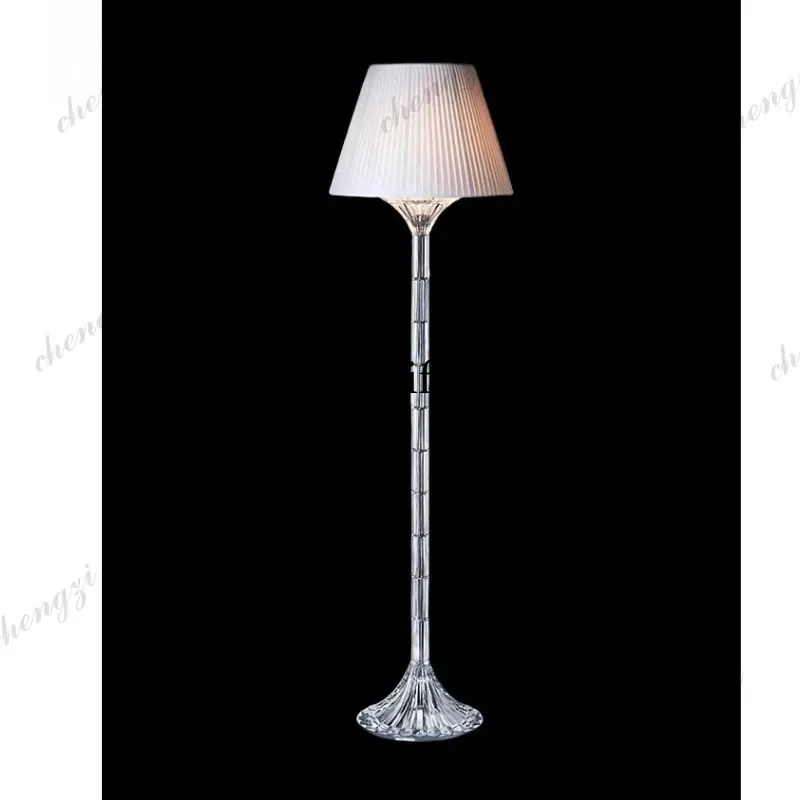 01A French crystal lamp villa light luxury living room dining room floor lamp bedroom study crystal desk lamp