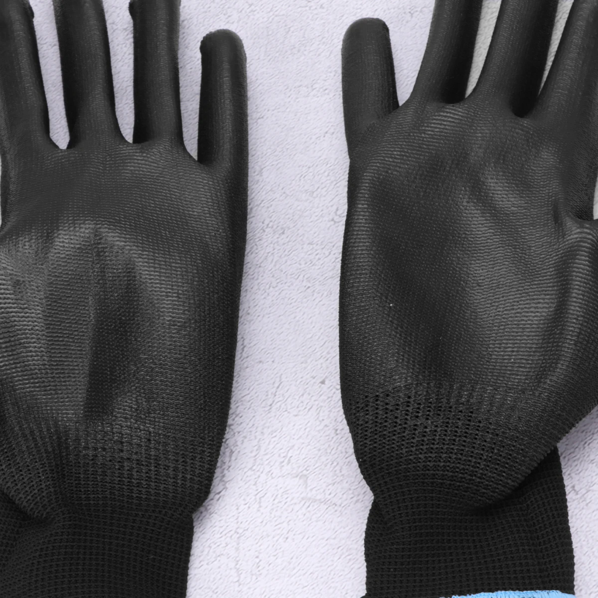 12pçs antiestático, leve, à prova d'água, trabalho, reparo mecânico, luvas protetoras de mão, resistência ao derrapagem, luvas de segurança para homens