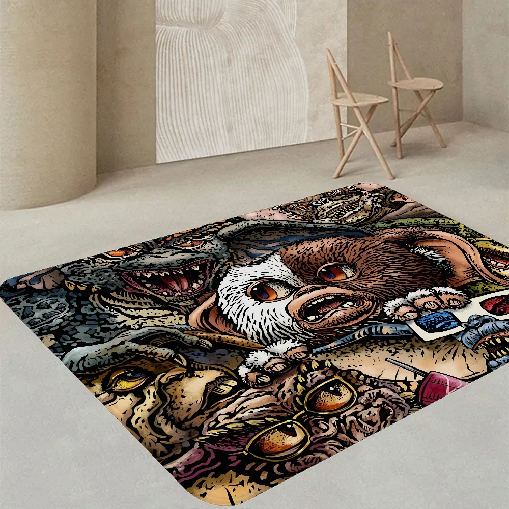 BEAST KINGDOM HN Movie Gremlins Hallway Carpet Washable Non-Slip Living Room Sofa Chairs Area Mat Kitchen Doormat Area Rug