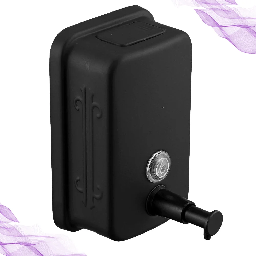 

500Ml Stainless Steel Wall-Mounted Soap Dispenser Refillable Liquid Container For Shampoo Conditioner Lotion Cream Shower Gel