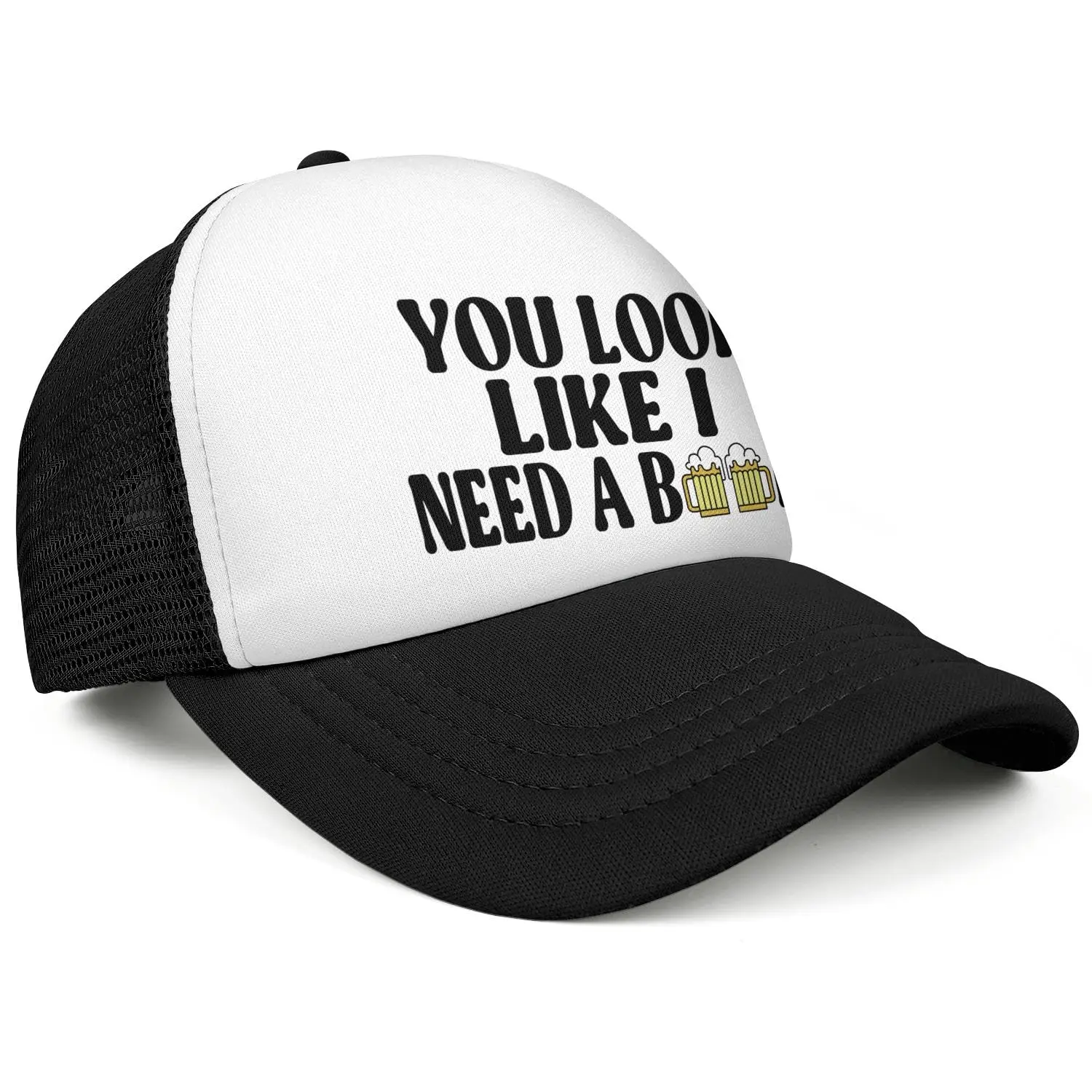 You Need To Choose Drink Or Not Funny Baseball Hat Unisex Adult Mesh Hats Trucker Caps Fishing Adjustable Cap Classic Sport Hats