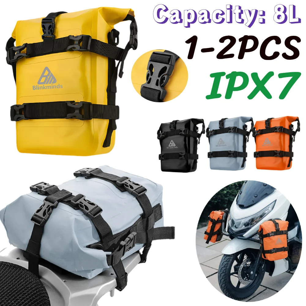 

Motorcycle Tail Bag Waterproof with Shoulder Strap Motor Pannier Bag Moto Saddle Pannier Bag Professional Motorcycle Accessories