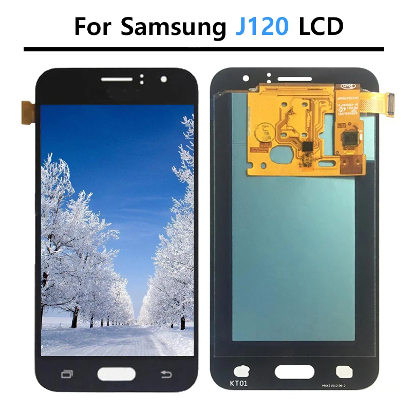 4.5” Super AMOLED J120 LCD Screen For SAMSUNG J1 2016 J120 J120F  J120F/DS LCD Display Touch Screen Digitizer Assembly