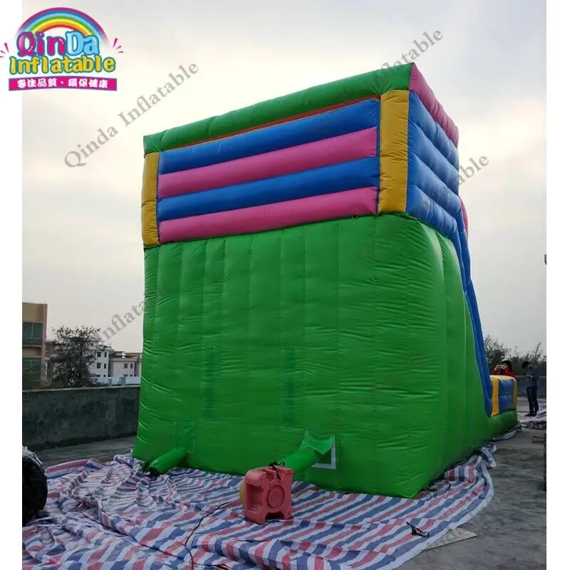 สไลเดอร์เป่าลมขนาด 8 ม.*4.5 ม.*5 ม. สำหรับผู้ใหญ่และเด็ก สไลเดอร์เด้งดึ๋ง อุปกรณ์สนามเด็กเล่น เกมกีฬา สไลเดอร์