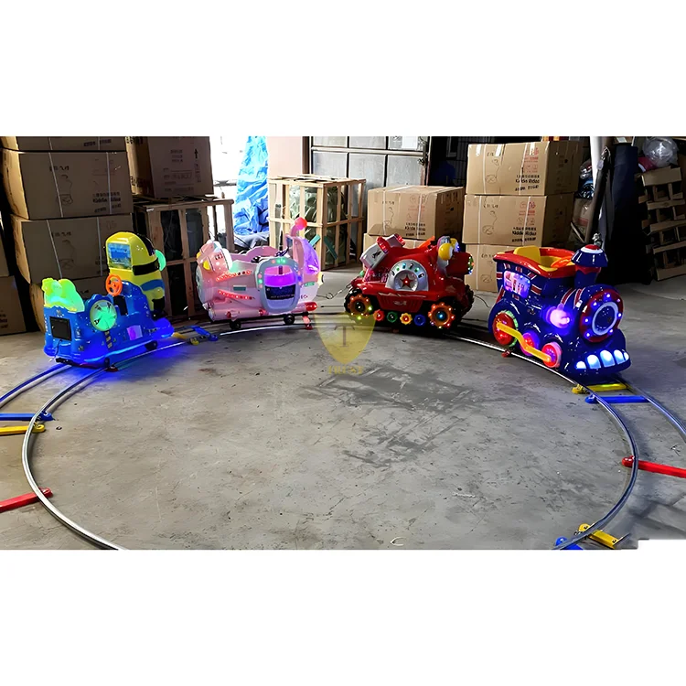 Shopping Mall Kids Small Electric Train Amusement Park Ride Mini Track Train Children Rides for Salepromote sales