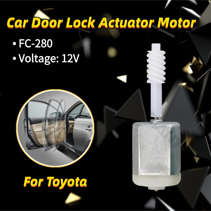 

AZGIANT Low Noise Car Door Locking System Motor FC-280 12 Volt For 2013-2018 Toyota Auris E180 MK2 Car Interior Accessories