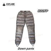 Ice Flame NXT 800FP Down Pants Outdoor Ultralight Grey Duck Down Pants Portable Camping Hiking Thermal Inner UNISEX