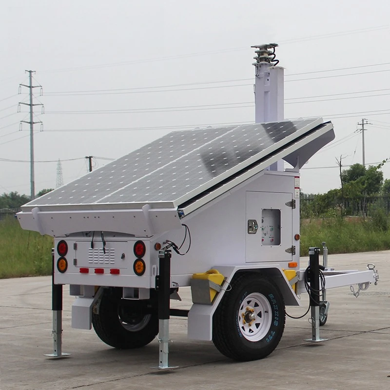 Rigorously Tested Mobile Solar Power Trailer Premium Quality Mobile Solar Power Systems Trailer