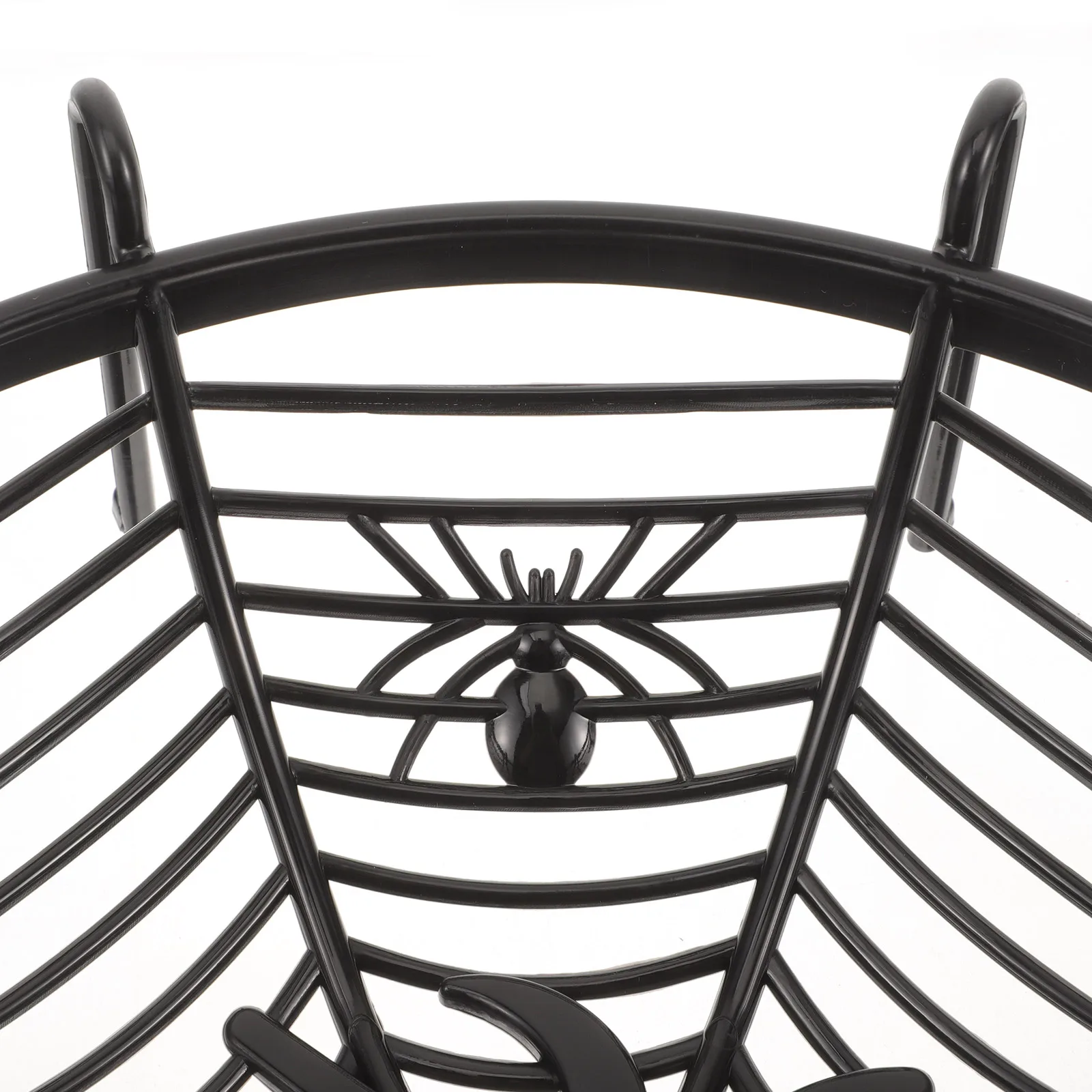 

Spider Web Style Plastic Food Storage Basket Halloween Candy Plate Snack Container For Home Coffee Shop Kitchen Large Capacity