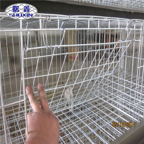 New Hot Sale Battery Layer Cage H Type for 10000 Broiler Chickens Durable Anti-Rust Save Space Easy Assembly