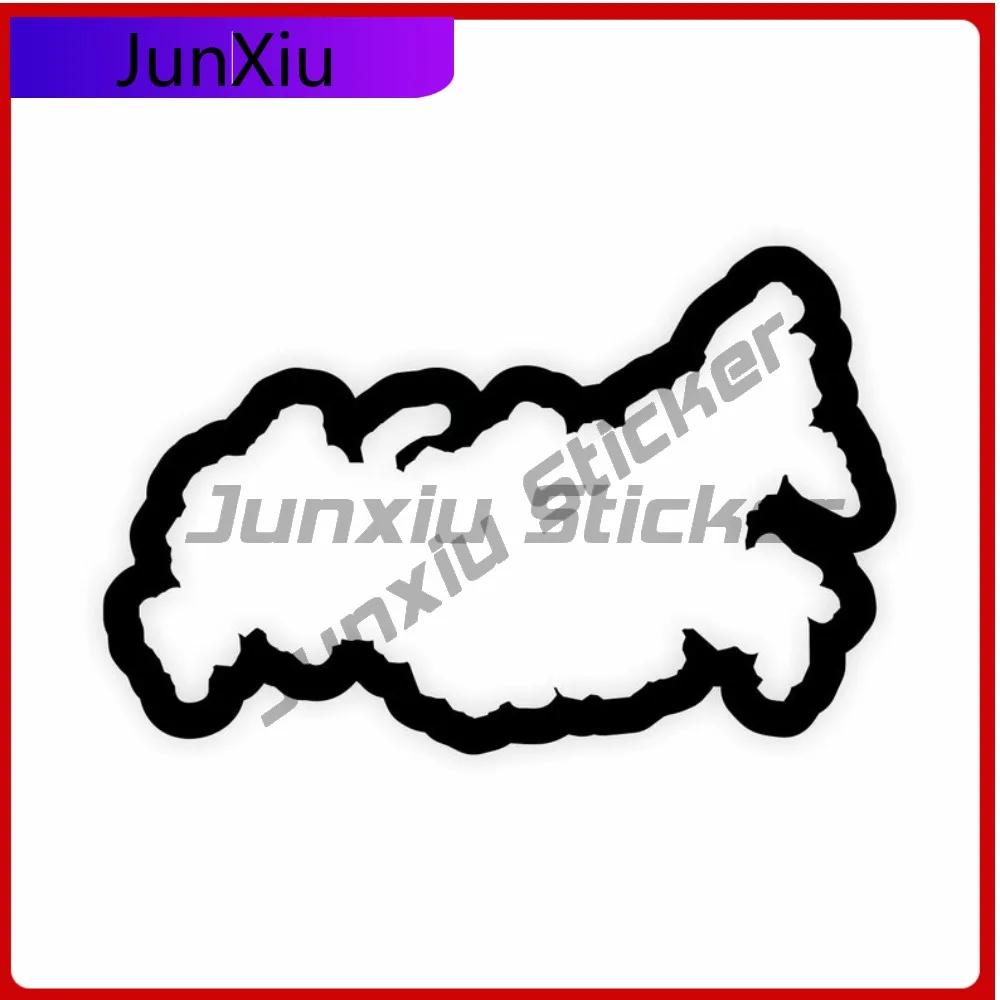 

Russia Map Flag Outline Sticker Unique Truck Laptop Fade Resistant Body Decoration Vinyl Decal For Car Truck SUV Window Bumper