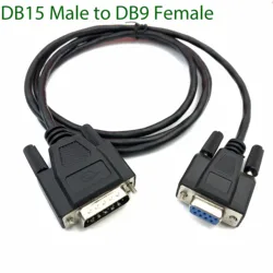 Customized DB9 female to DB15 male DB15 to DB9 9-pin to 15-pin electronic weighing wire serial port wire