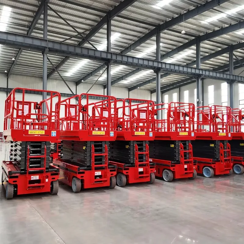High Performance Electric Scissor Lift 4m 6m 12m 14m 18m 20m Hydraulic Manlift Platform for Building Project