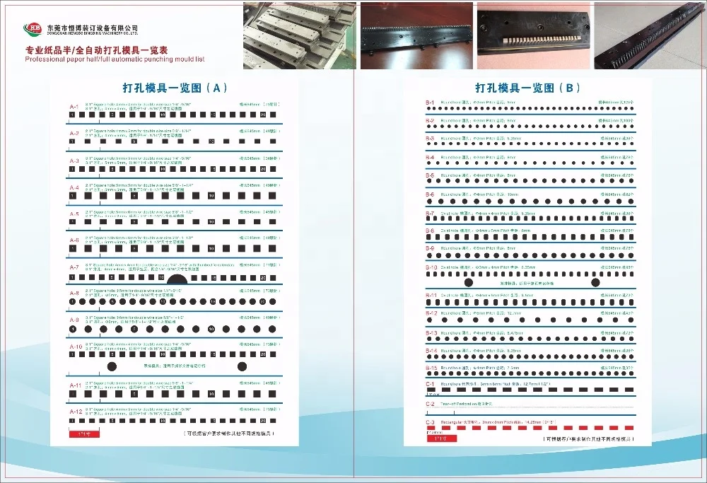 Paper hole punch machine