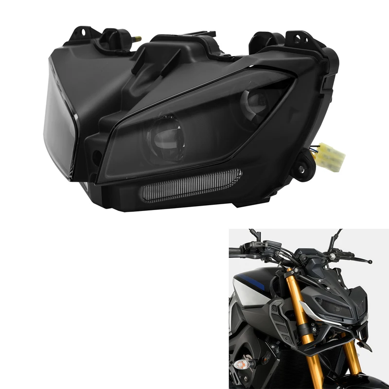 Gruppo faro anteriore a LED per moto per YAMAHA MT09 MT-09 FZ09 2017-2020
