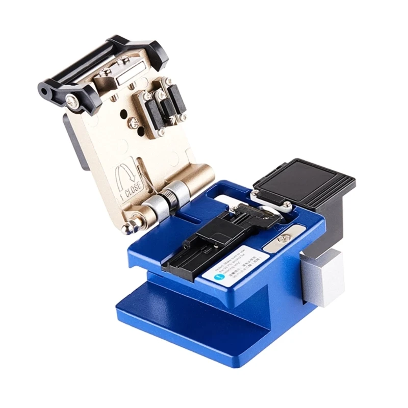 FTTH fibra cortador com sucata-coletor, 12 superfície-lâminas, cabo óptico ferramenta de corte, FC6S faca