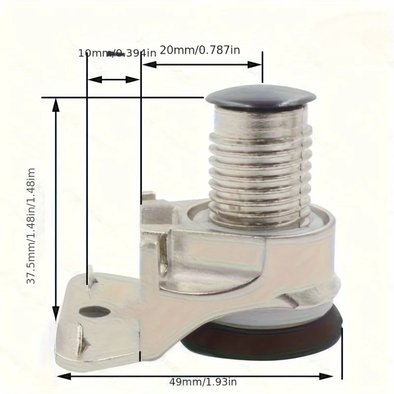 4Pcs Furniture Levelers Table Feet Heavy Duty Adjustable Furniture Cushion Foot for Table, Wardrobe, TV Cabinet Load 175KG