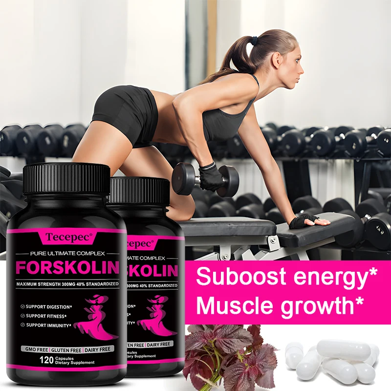 

Forskolin Capsules, Максимальная сила 300 мг, поддерживает пищеварение, фитнес, здоровье иммунитета и уход за весом