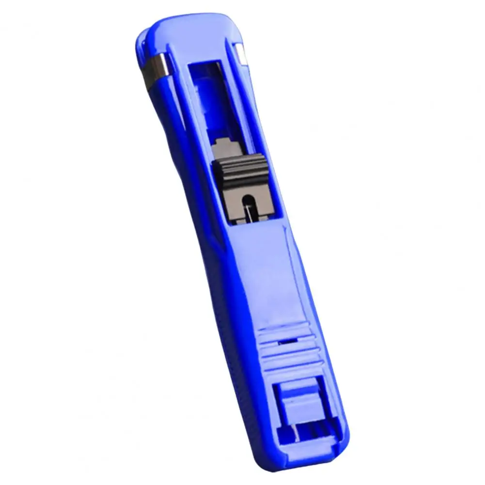 Not Damage Paper Mini Plastic Clip Push Clipper Latest Stapler for School