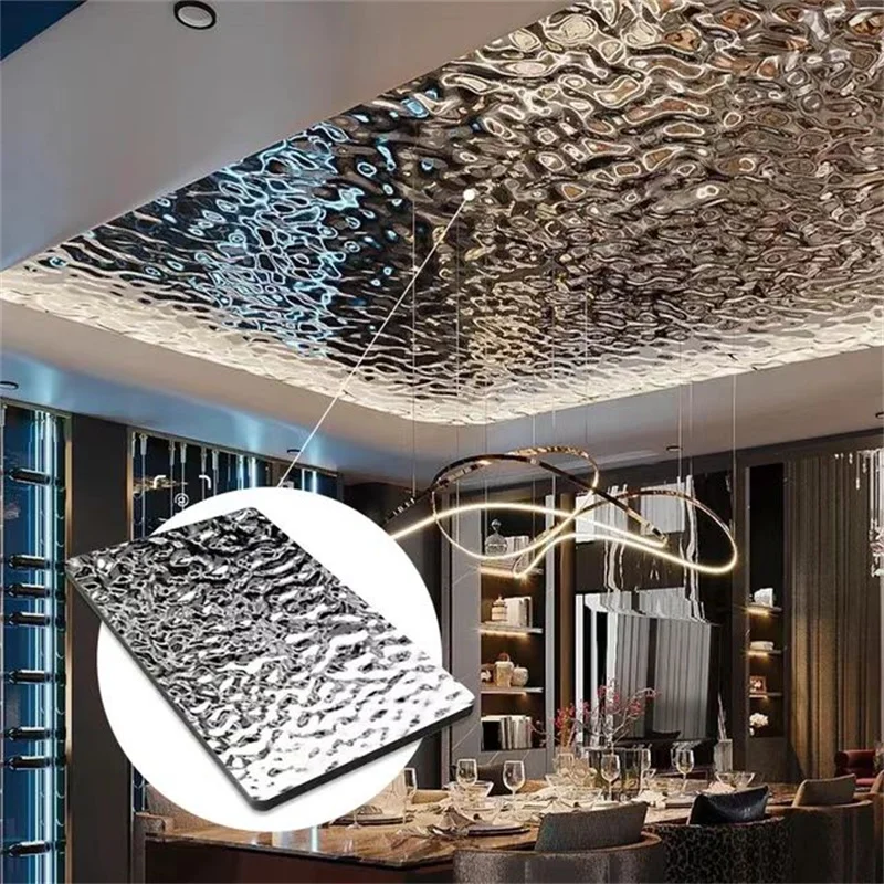 Customized PVC Bamboo Charcoal Wood Veneer Waterproof, Fireproof and Soundproof Corrugated Carbon Wall Decoration