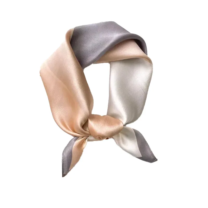 Écharpe femme à carreaux 2026, 100% soie, châle doux en pashmina, écharpe de plage, bandana pour femme