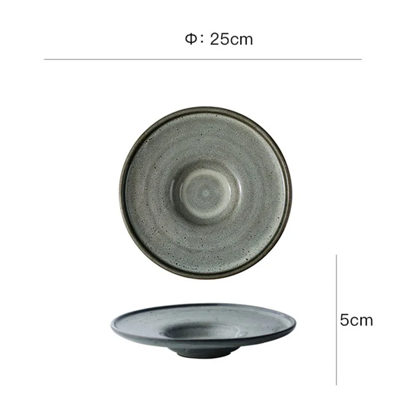 

Spaghetti Ceramic Salad Plate Home Nordic Deep Dishes Simple Western Plates High Temperature Resistant Tableware Microwave Safe