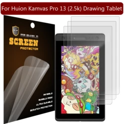 Mr.Shield [3-PACK] Designed For Huion Kamvas Pro 13 (2.5k) Drawing Tablet Anti-Glare [Matte] Screen Protector (PET Material)