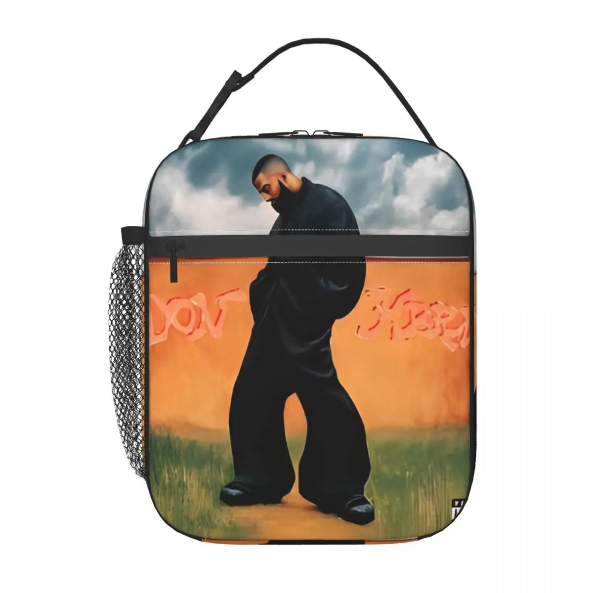 

2025 DON KBRN Eladio Carrin Rapper New Album Insulated Lunch Bag Food Container Bag Portable Cooler Thermal Lunch Box For Travel