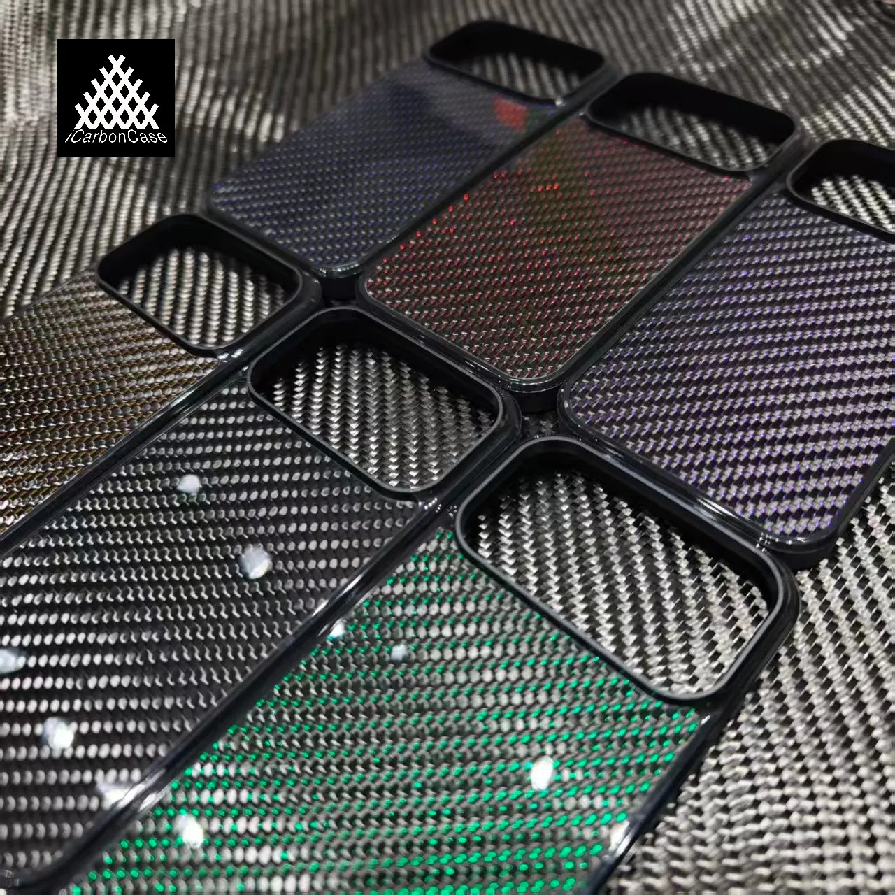 

Magnetic Real Woven Carbon Fiber Case for Apple iPhone 17 16 15 14 13 12 11 Pro Max 16e 17Air with Magsafe Wireless Charging