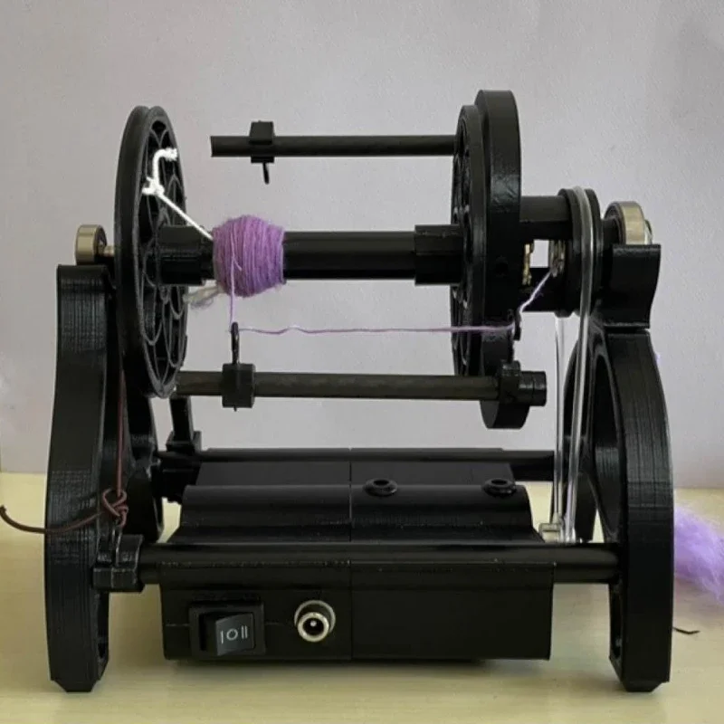 220V110V Electric Household Mini Spinning Wheel Wool Spinning Fiber Free Installation Adjustable Speed 12V