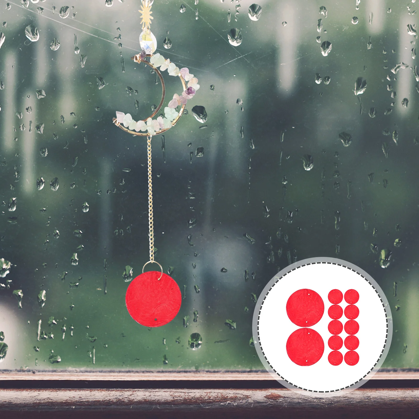 100-個ラウンドシェルピースナチュラルチャーム手作り風鈴-diy-ジュエリー作成アクセサリーペンダントラウンドシェルピース