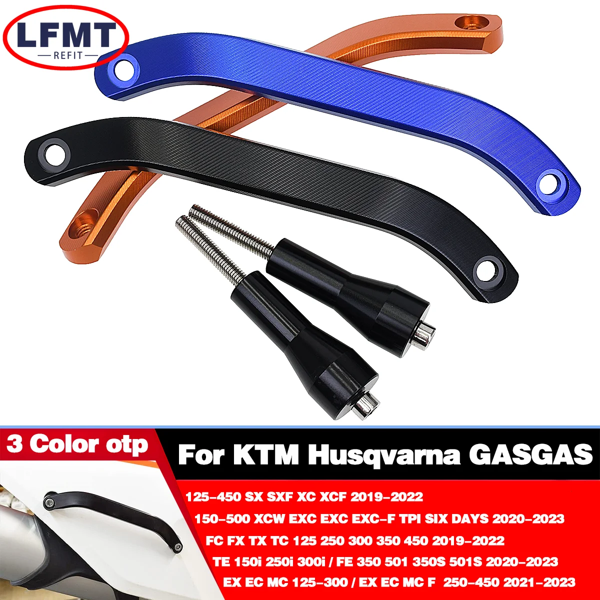 Motorcycle Handrail Lever Rear Grab Handle For Husqvarna FC FX TX TC FE Gas Gas EX EC MC 125-300 / EX EC MC F 250-450 2021-2023