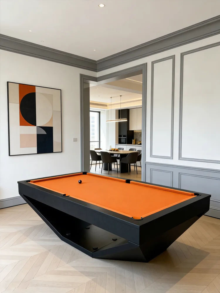 Professional Slate Top 7/8/9FT 3 In 1 Billiard Pool Table Solid Wood Frame Includes Billiards Accessory For Sale