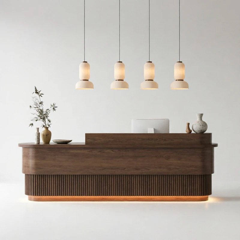 Custom Aesthetic Reception Desks Beauty Modern Restaurant Luxury Reception Desk Specialty Events Bancone Da Reception Furniture