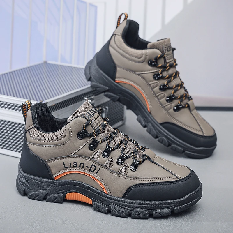 Baskets Sport semelle plate en vente chaussures de haute technologie à lacets grande taille hommes randonnée voyage taille 39-48 chaussures de Trekking pour hommes
