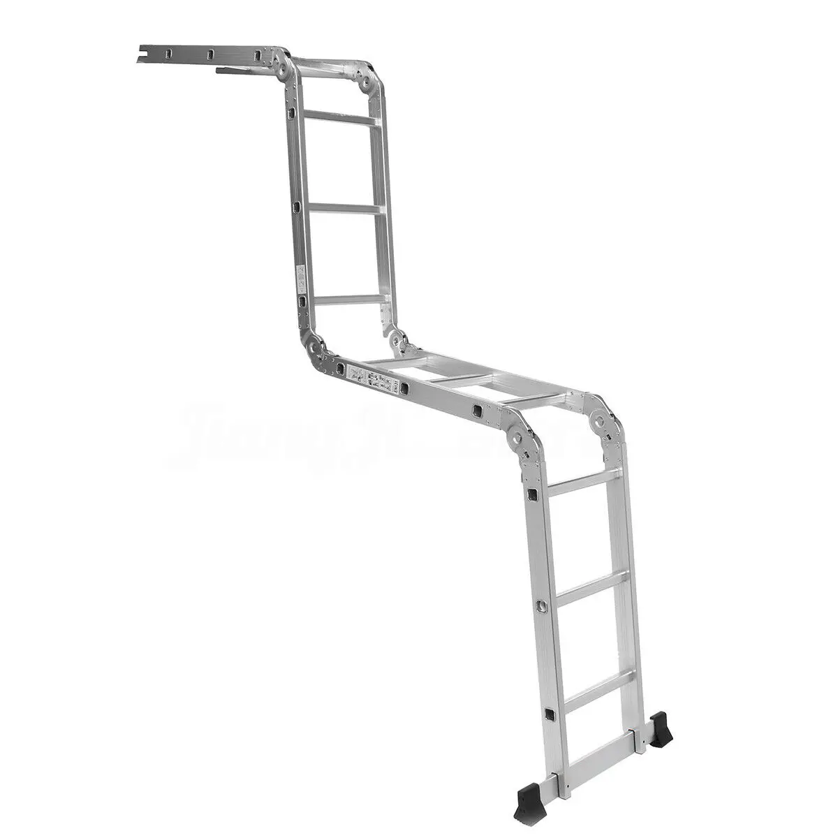 3.5M 4x4 Step Multi-Purpose 14-in-1 Folding Ladder Alloy Aluminium Multi Purpose Stable Locking System Heavy Duty Combination