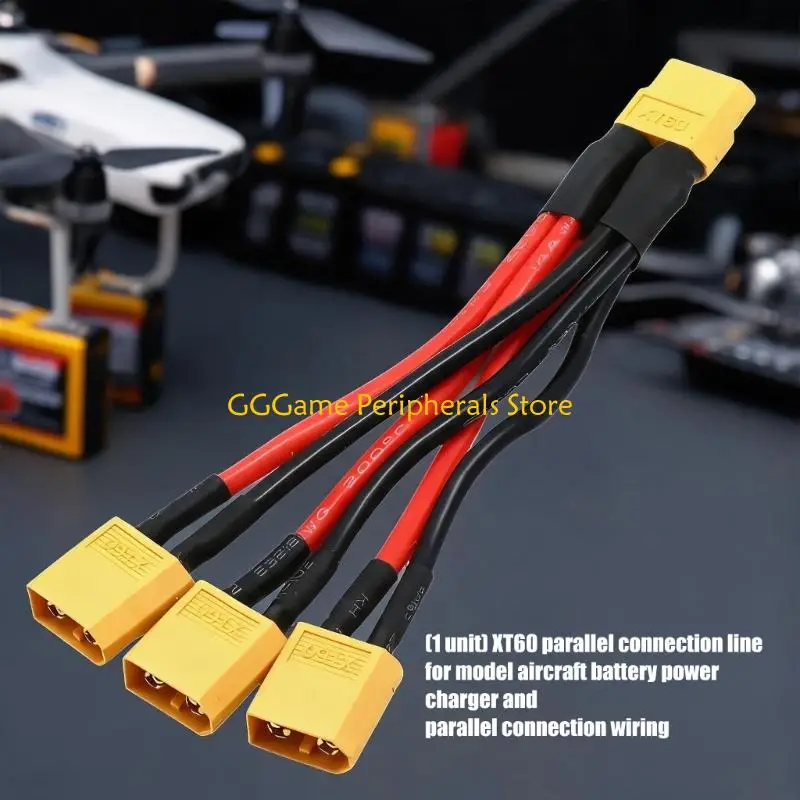 U55B 60 Parallel Battery Adapter Cable 60 Male/Female Remote Charging Wire 10Cm