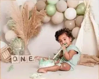 Fondo de primer cumpleaños para bebé recién nacido, globos, niña, niño, Baby Shower, pastel, Smash, fiesta, fondo fotográfico rosa y azul, accesorio