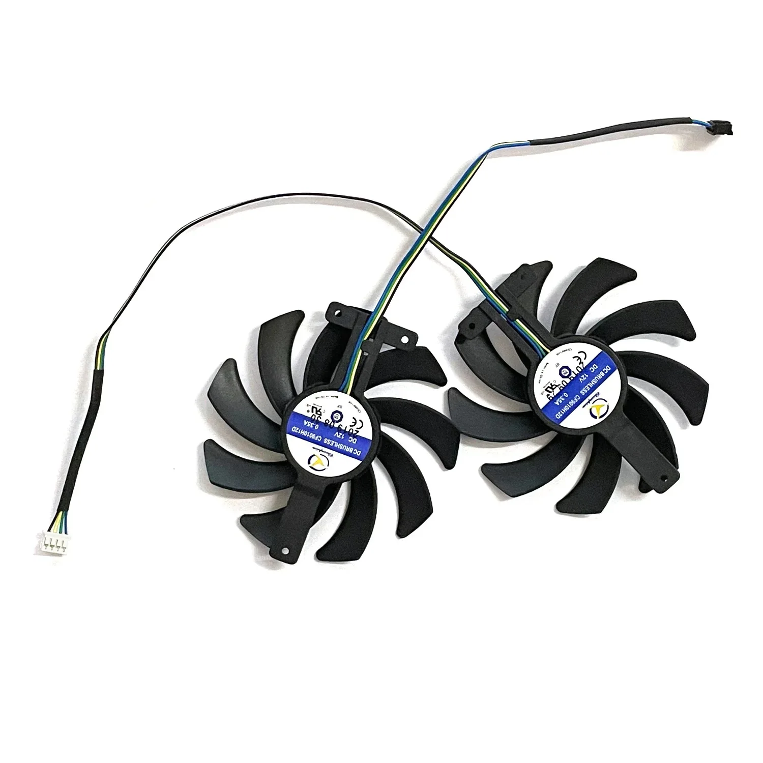 Nieuwe Gpu Fan 4pin 85Mm Cf9010h12d Dc 12V 0.35a Voor Zotac Gaming Geforce Gtx1660ti Dual Fan Grafische Kaart Koeler