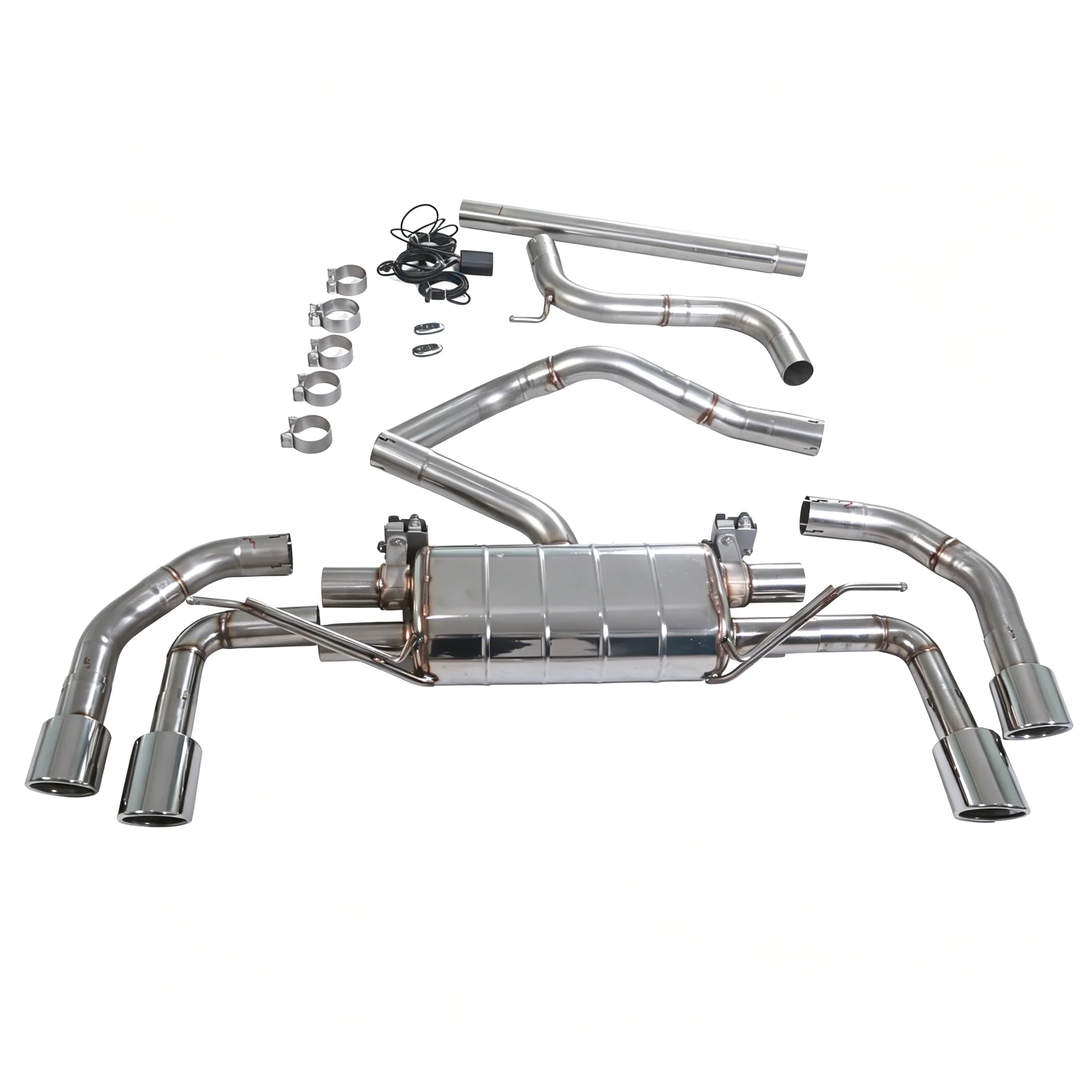 

[Customized Product] Suitable for Audi A3 1.0T hatchback sedan 304 stainless steel Catback Valvetronic exhaust system