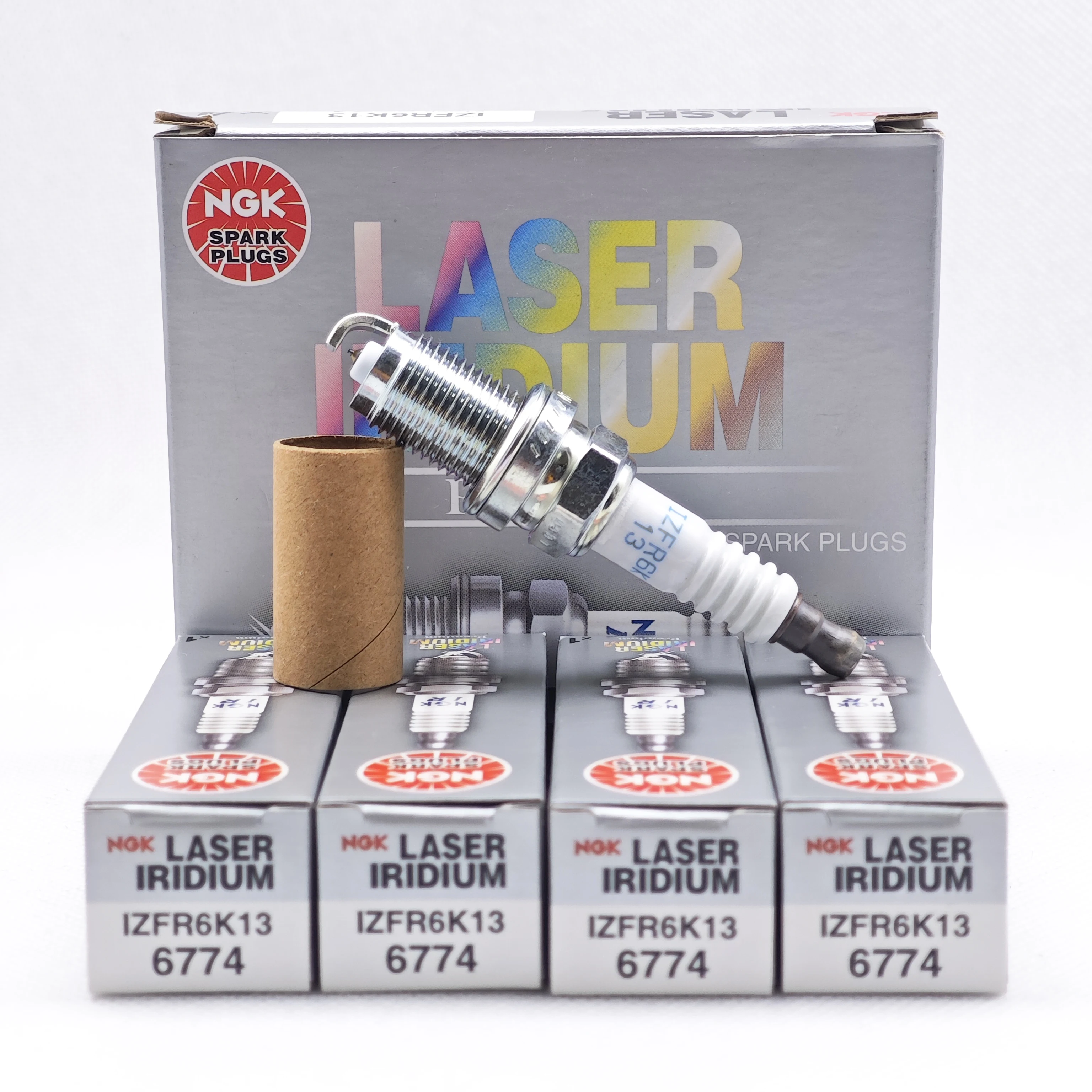4pcs Original NGK Iridium Spark Plug IZFR6K13 6774 is suitable for City Fit Concept 1.3 1.5