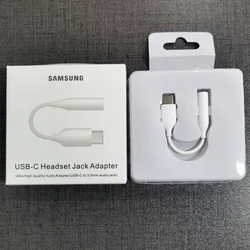 For Samsung Type C 3.5 Jack Earphone Cable USB C to 3.5mm AUX Headphones Adapter Galaxy S24 S23 S22 S21 S20 Z Flip Fold 6 5 4 3