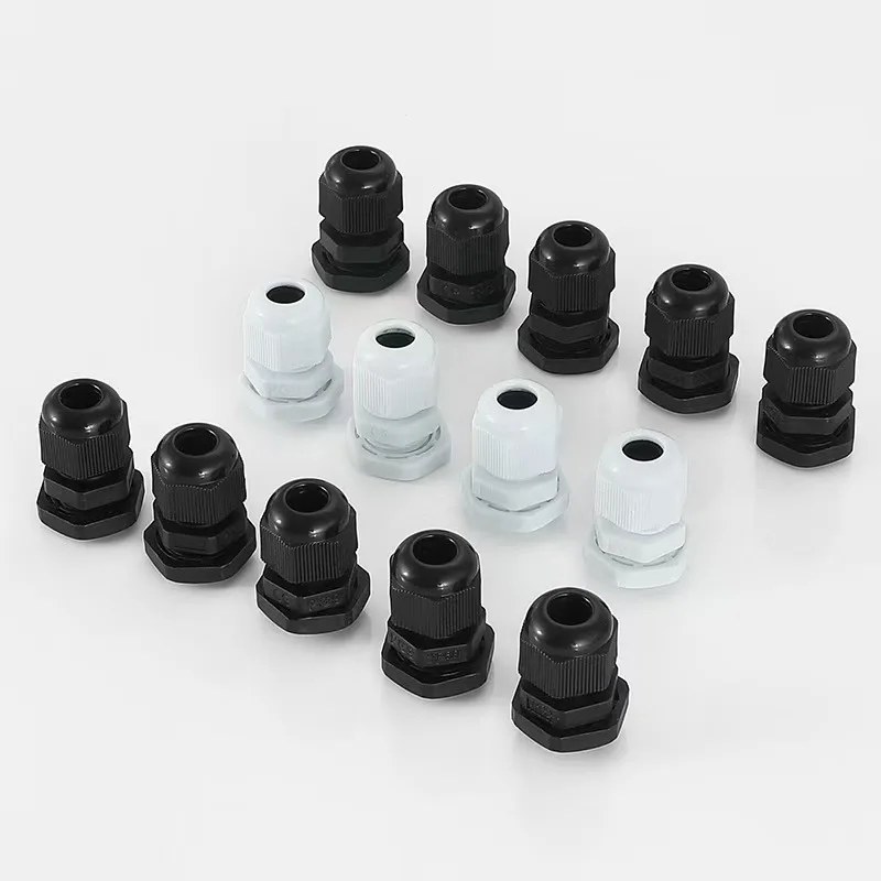 10PCS Nylon Cable Glands PG 7/9/11/13.5/16/19 High Quality IP68 Wire Plastic Waterproof Connector Cable Sleeve Adjustable Joints