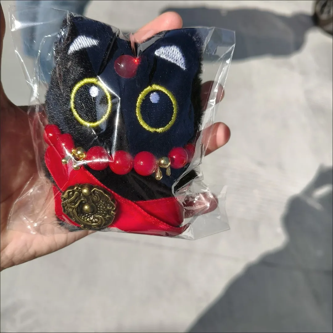 

Where Winds Meet Cute Cat Cosplay Puppet Plaything Anime Plush Doll Pendant Keychain Bag Decoration Mascot Toys Gifts