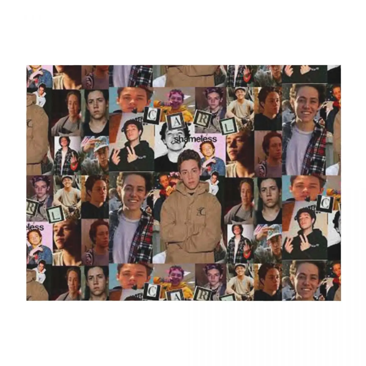 

Ethan cutkosky collage Throw Blanket Soft Plush Plaid Bed covers for winter for sofa Blankets
