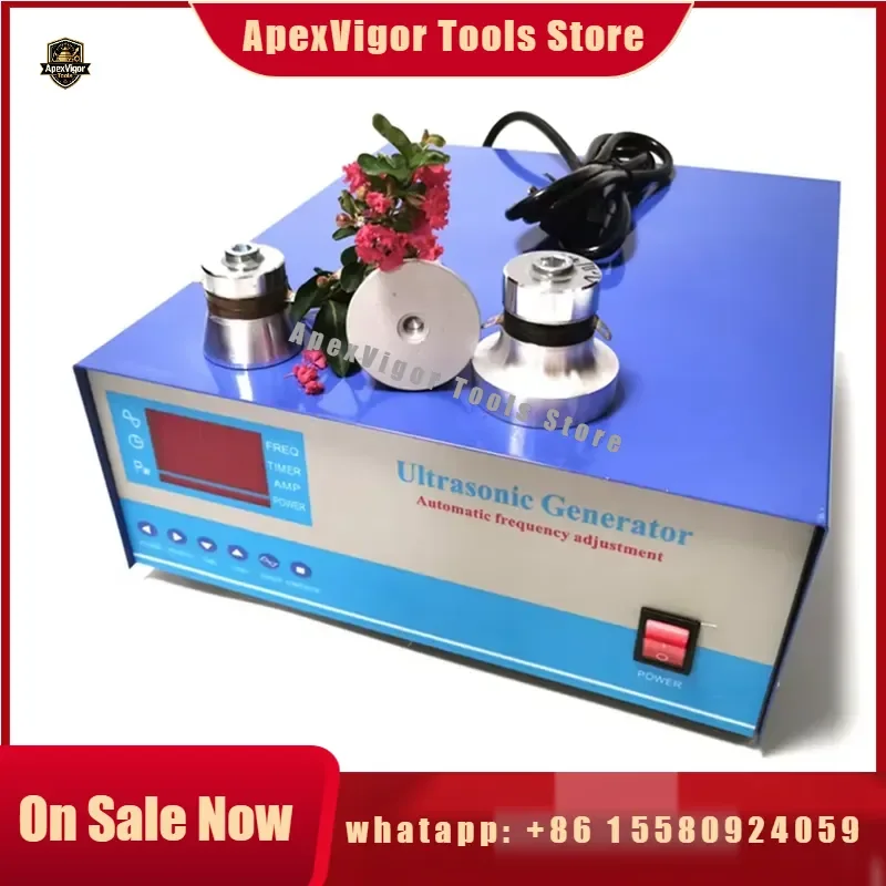 1000w 40khz Digital Ultrasonic Generator With a Knob for Fine-turn Frequency
