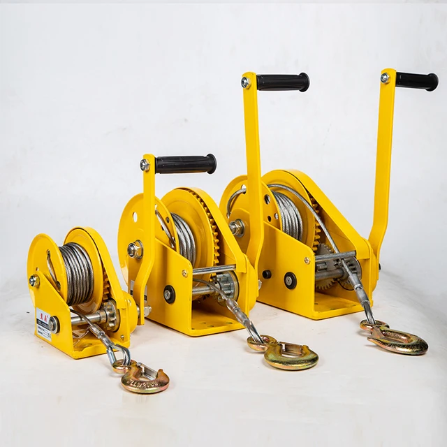 Mini Hand Winch 900LBS High Quality Small Manual Anchor Winch For Towing Boat Winch