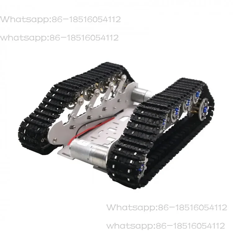 Electric Crawler Aluminum RC Robot Metal Tank Car Chassis Kit