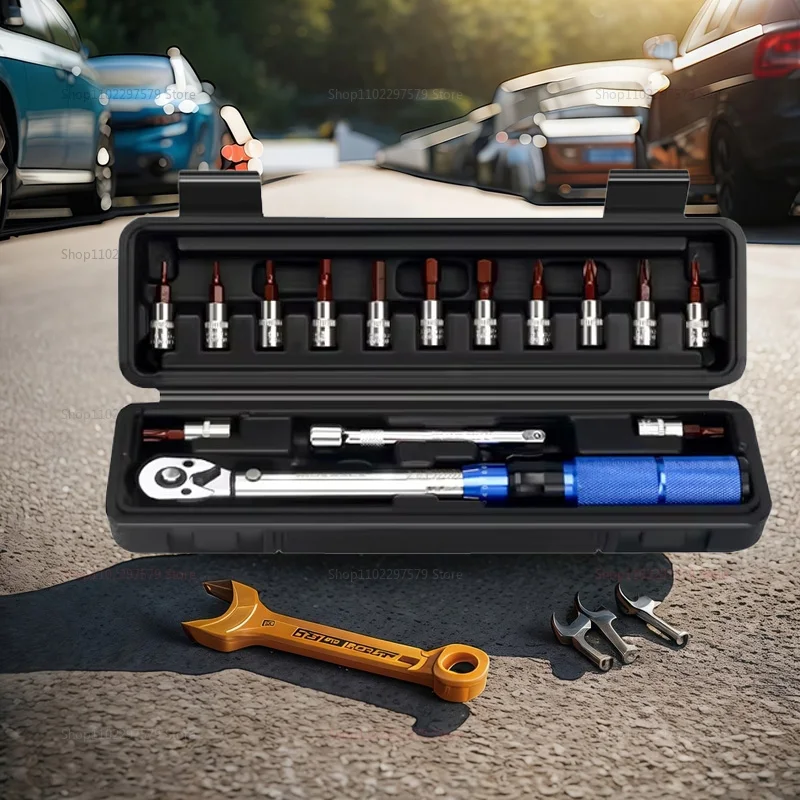 

15 шт. набор динамометрических ключей 1/4 "2-24 Нм 5-25 Нм велосипедный динамометрический ключ шестигранный ключ набор торцевых ключей велосипедный инструмент ремонтный комплект велосипеда