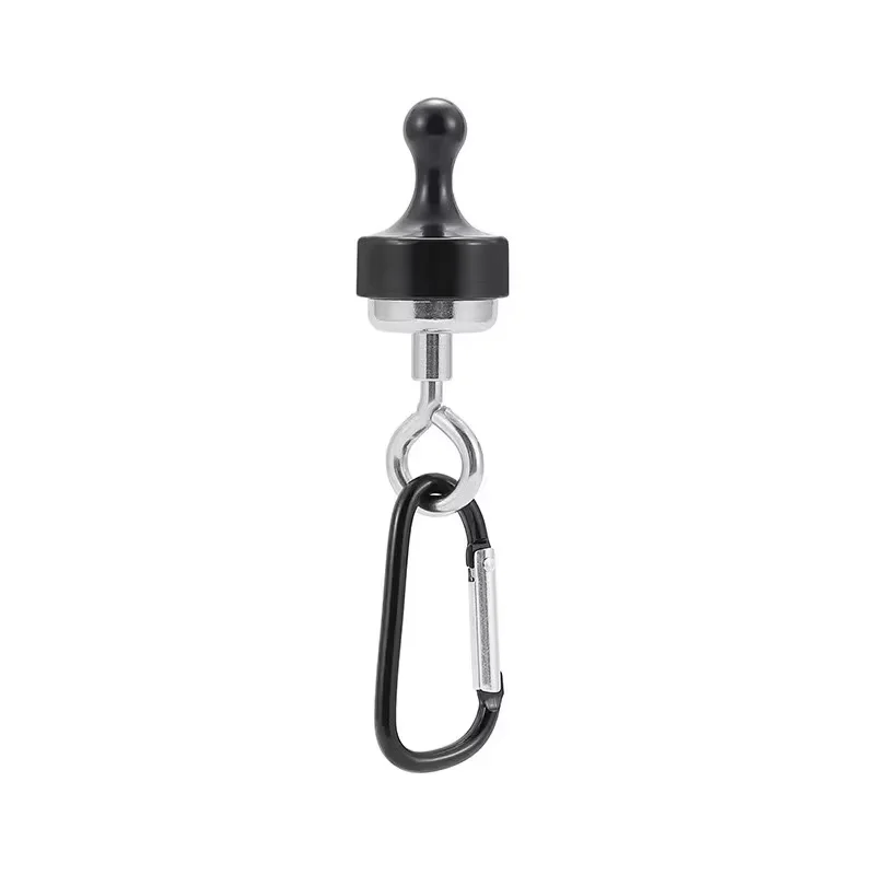 Outdoors Tent Camping Light Hook Magnet Bearing Hanger with D Type Mountaineering Buckle Multipurpose Strong Magnetic Hooks